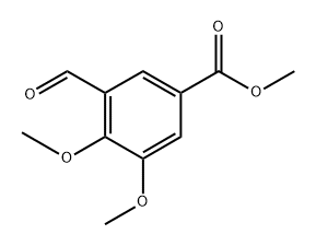 Methyl 3-formyl-4,5-dimethoxybenzoate 结构式