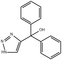 1H-1,2,3-Triazole-5-methanol, α,α-diphenyl- 结构式
