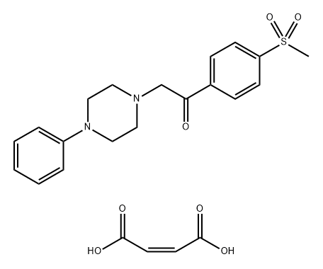 mesylphenacyrazine 结构式