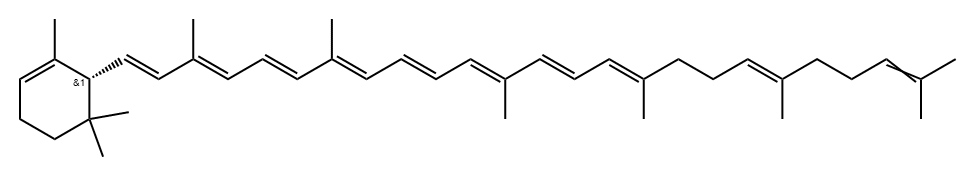 ALPHA-ZEACAROTENE 结构式