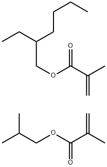 甲基丙烯酸异丁酯、甲基丙烯酸异辛基酯的聚合物 结构式