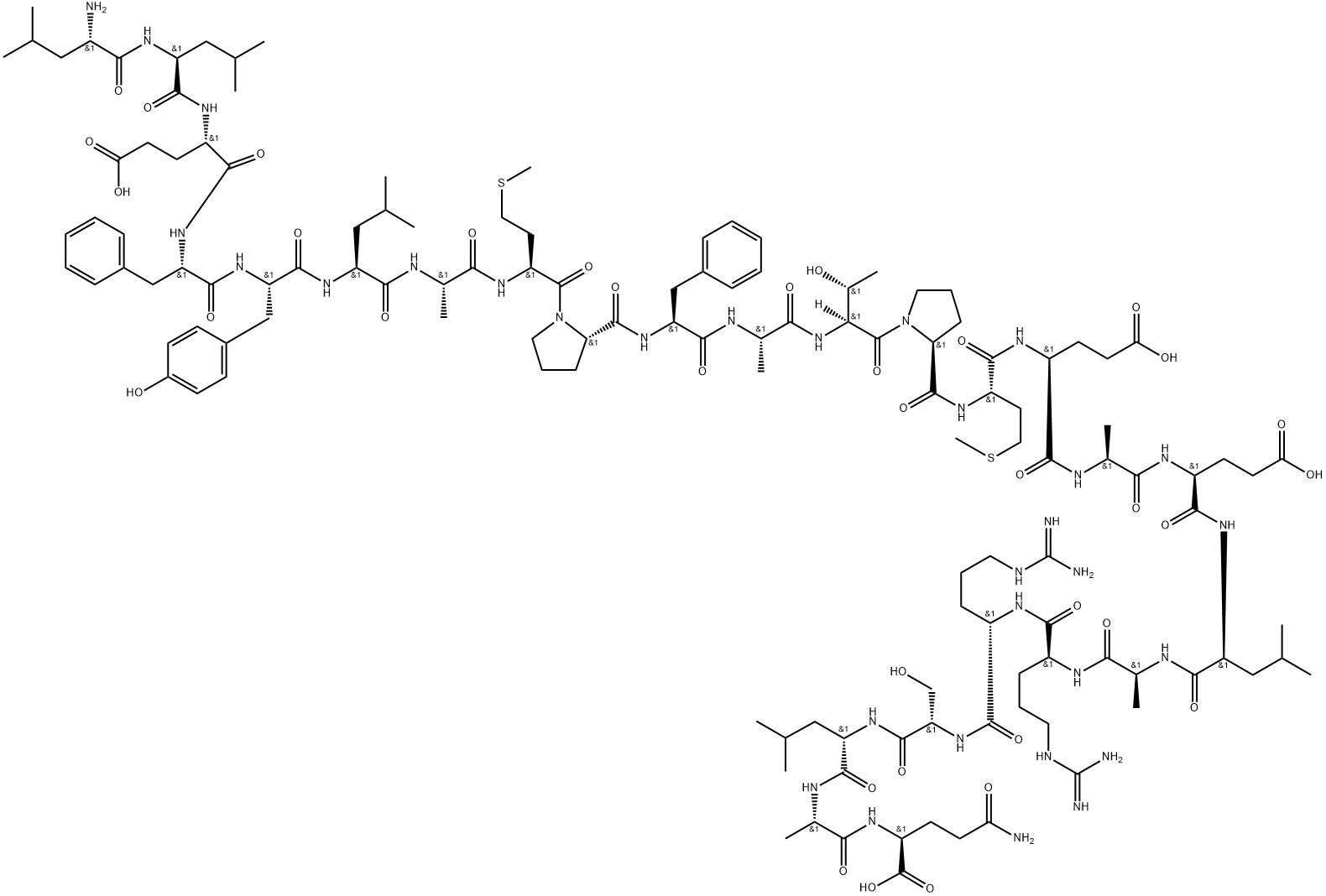 泛 MHC II 类限制性肽NY-ESO-1 (87-111) 结构式