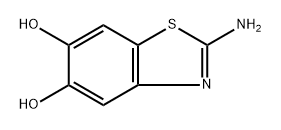 5,6-Benzothiazolediol,2-amino-(9CI) 结构式