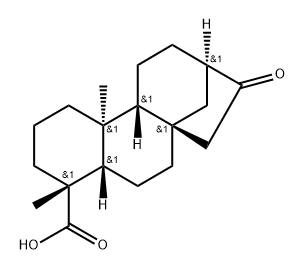 17-Norkauran-18-oic acid, 16-oxo-, (±)- (8CI) 结构式