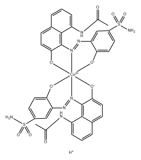 酸性蓝 3GL 结构式