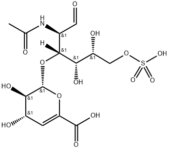 UNSATURATED CHONDROITIN DISACCHARIDE 6-S SODIUM 结构式