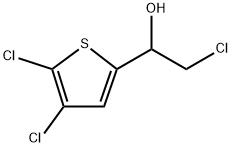 2-氯-1-(4,5-二氯噻吩-2-基)乙醇 结构式