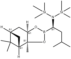 4,6-Methano-1,3,2-benzodioxaborole-2-MethanaMine,hexahydro-3a,5,5-triMethyl-a-(2-Methylpropyl)-N,N-bis(triMethylsilyl)-,(aR,3aS,4S,6S,7aR)-