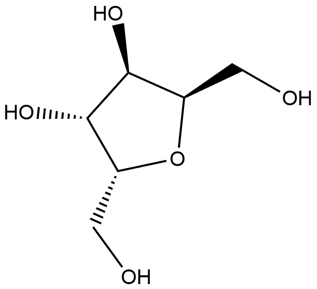 D-Iditol, 2,5-anhydro- 结构式