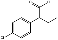 2-(4-氯苯基)丁酰氯 结构式