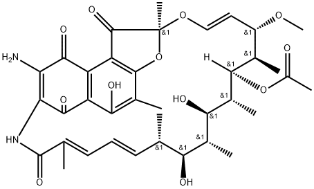 3-氨基-利福霉素S 结构式
