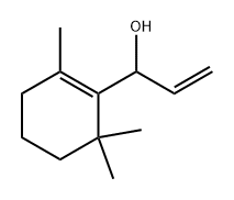 α-Ethenyl-2,6,6-trimethyl-1-cyclohexene-1-methanol 结构式