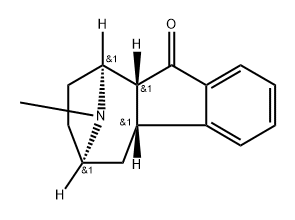 (4bR)-5,6,7,8,9,9aβ-Hexahydro-11-methyl-6α,9α-epiminobenz[a]azulen-10(4bβH)-one 结构式