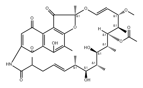 16,17-dihydrorifamycin S 结构式