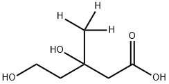 D,L-Mevalonic Acid-d3 结构式