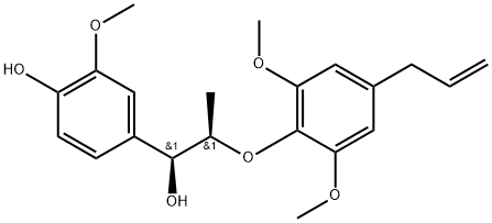 肉豆蔻木脂素 结构式