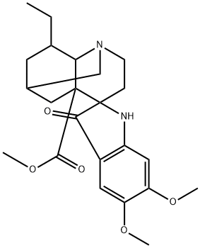 (2β,5α,6β,17ξ,18α)-13-Methoxyvoaluteine 结构式