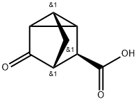 (1R,2S,3S,4S,6R)-REL-5-氧代三环[2.2.1.02,6]庚烷-3-甲酸 结构式