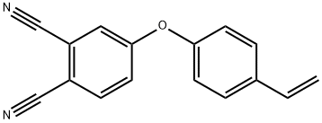 4-(4-乙烯基苯氧基)-1,2-苯二甲腈 结构式