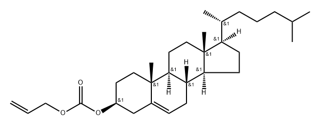 Carbonic acid allyl 3β-cholesteryl ester 结构式