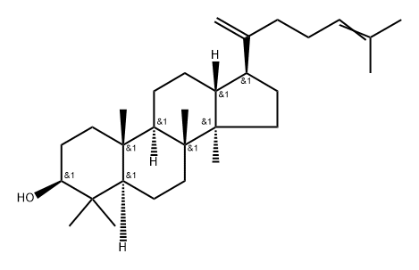 Dammarane-20(21),24-diene-3β-ol 结构式