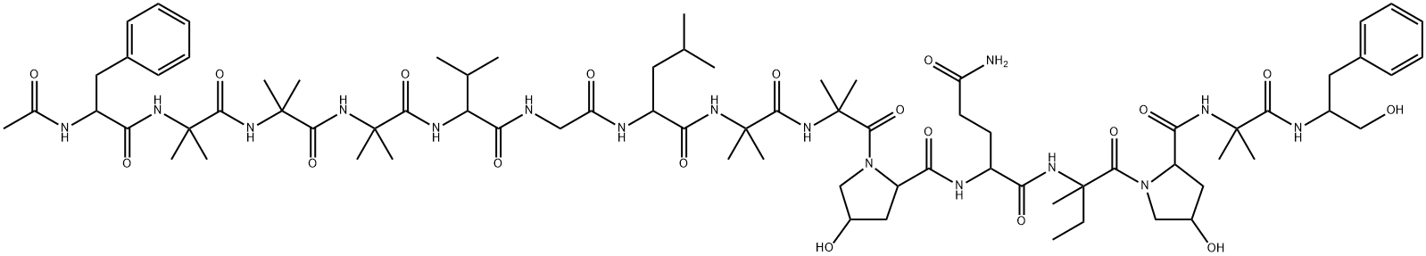 翘孢霉素 Ⅳ 结构式