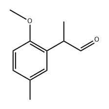 2-(2-甲氧基-5-甲基苯基)丙醛 结构式