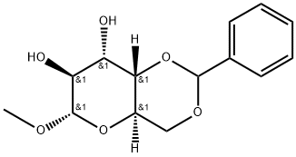 .alpha.-D-Altropyranoside, methyl 4,6-O- (phenylmethylene)- 结构式