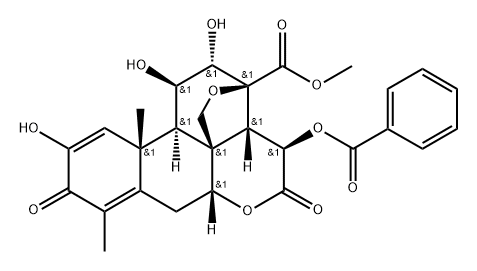 DEHYDROBRUCEANTARIN 结构式