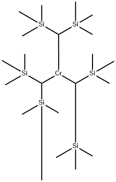 Tris(bis(trimethylsilyl)methyl)chromium 结构式