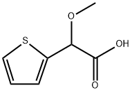 2-甲氧基-2-(噻吩-2-基)乙酸 结构式