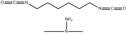 Hydrazine, 1,1-dimethyl-, polymer with 1,6-diisocyanatohexane 结构式