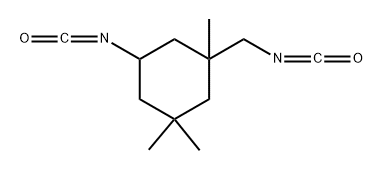 Cyclohexane, 5-isocyanato-1-(isocyanatomethyl)-1,3,3-trimethyl-, trimer 结构式