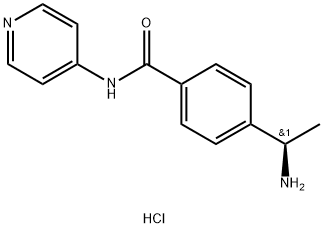 Benzamide, 4-[(1R)-1-aminoethyl]-N-4-pyridinyl-, hydrochloride (1:1) 结构式
