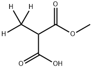 Propanedioic acid, methyl-d3-, monomethyl ester (9CI) 结构式