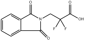 2H-Isoindole-2-propanoic acid, α,α-difluoro-1,3-dihydro-1,3-dioxo- 结构式