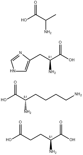 poly-(His-Glu)-poly Ala-poly Lys 结构式