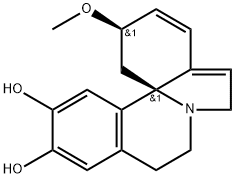 刺桐品碱 结构式