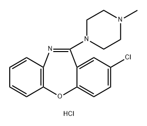 Loxapine hydrochloride 结构式