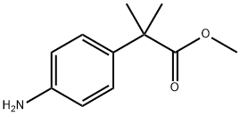 METHYL 2-(4-AMINOPHENYL)-2-METHYLPROPANOATE 结构式