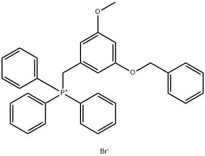 Phosphonium, [[3-methoxy-5-(phenylmethoxy)phenyl]methyl]triphenyl-, bromide (1:1) 结构式