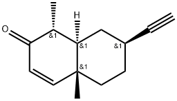 2(1H)-Naphthalenone, 7-ethynl-4a,5,6,7,8,8a-hexahydro-1,4a-dimethyl-(.alpha.,4a.beta.,7.beta.,8a.alpha) 结构式