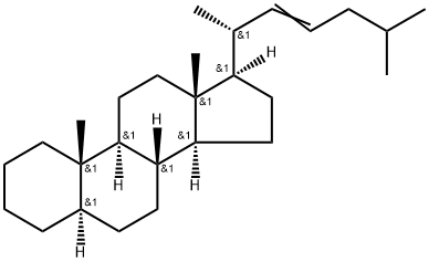 5α-Cholest-22-ene 结构式