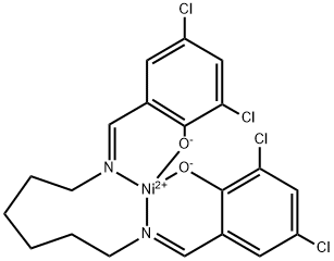 Nickel, [[2,2'-[1,6-hexanediylbis(nitrilomethylidyne)]bis[4,6-dichlorophenolato]](2-)-N,N',O,O']- (9CI) 结构式