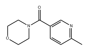 (6-methylpyridin-3-yl)(morpholino)methanone 结构式