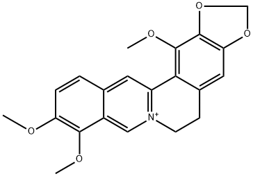 1-Methoxyberberine 结构式