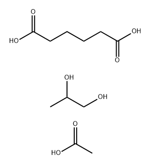 己二酸与1,2-丙二醇的聚合物的乙酸酯 结构式