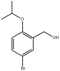 (5-溴-2-异丙氧基苯基)甲醇 结构式