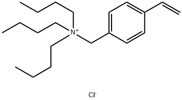 N,N,N-三丁基-4-乙烯基苯甲胺氯化铵盐 结构式