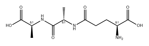 N5-L-谷氨酰-L-丙氨酰-L-丙氨酸 结构式